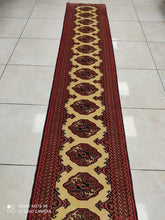 Charger l'image dans la galerie, Tapis Torkaman tissé main n°5797_267×53
