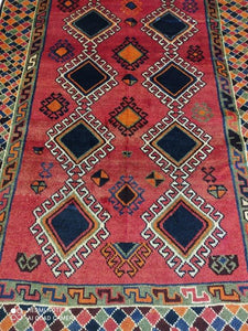 Tapis Ghachgai fait main n°5361_247×127