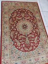 Charger l'image dans la galerie, Tapis Ghom soie noué main n°18216_148×97
