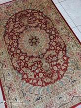Charger l'image dans la galerie, Tapis Ghom soie noué main n°18216_148×97
