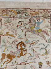 Charger l'image dans la galerie, TAPIS Ghom soie noué main n°16659_150×100
