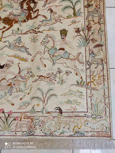 Charger l'image dans la galerie, TAPIS Ghom soie noué main n°16659_150×100

