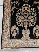Charger l'image dans la galerie, TAPIS GHOM soie tissé main n°18582_117×78
