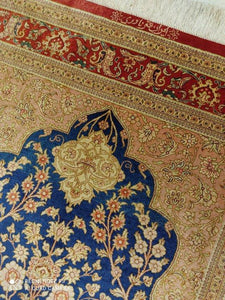 Tapis Ghom soie fait main n°16925_118×77