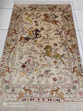 Charger l'image dans la galerie, Tapis Ghom soie noué main n°16934_150×100
