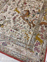 Charger l'image dans la galerie, Tapis Ghom soie tissé main n°100 bis_150×100
