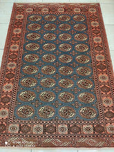 Charger l&#39;image dans la galerie, Tapis Torkaman fait main n°7578_203×142
