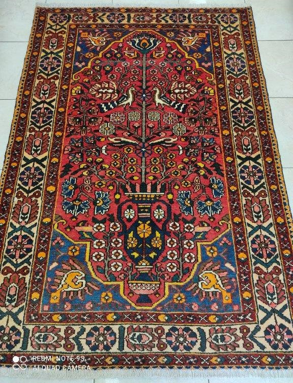 Tapis Antique Bakhtiar fait main n°12994_208×142