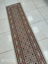 Charger l'image dans la galerie, Tapis Moud noué main n°18555_200×52
