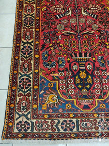 Tapis Antique Bakhtiar fait main n°12994_208×142