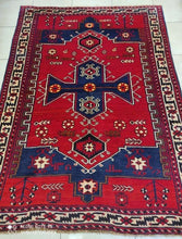 Charger l&#39;image dans la galerie, Tapis Lorestan tissé main n°13189_213×152
