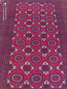 Tapis Torkaman tissé main n°19011_170×123