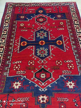 Charger l&#39;image dans la galerie, Tapis Lorestan tissé main n°13189_213×152
