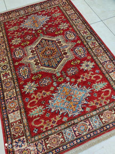 Tapis Kazak tissé main n°52226_151×101