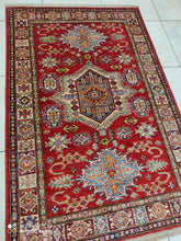 Charger l&#39;image dans la galerie, Tapis Kazak tissé main n°52226_151×101
