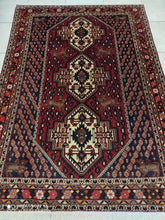 Charger l&#39;image dans la galerie, Tapis Afchar fait main n°18483_208×147
