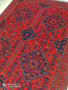 TAPIS AFGHAN TISSE MAIN n°12_233×178
