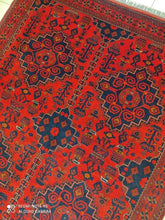 Charger l&#39;image dans la galerie, TAPIS AFGHAN TISSE MAIN n°12_233×178

