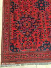 Charger l&#39;image dans la galerie, TAPIS AFGHAN TISSE MAIN n°12_233×178
