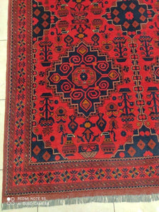TAPIS AFGHAN TISSE MAIN n°12_233×178