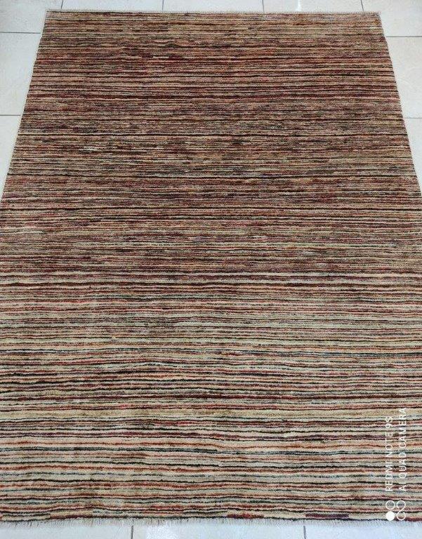 Tapis afghan fait main n°6456_193×149