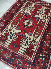 Charger l&#39;image dans la galerie, Tapis Nahavand fait main n°13159_190×142
