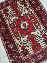 Charger l&#39;image dans la galerie, Tapis Nahavand fait main n°13159_190×142
