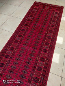 TAPIS Torkaman fait main n°16846_290×83