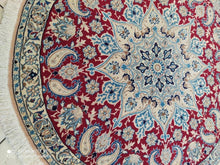 Charger l&#39;image dans la galerie, Tapis Nain rond fait main n°17017_110×110
