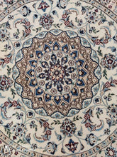 Charger l&#39;image dans la galerie, Tapis rond Nain noué main n°18942_112×112
