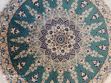 Charger l&#39;image dans la galerie, Tapis rond Nain tissé main n°17567_115×115
