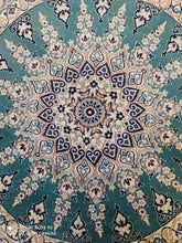 Charger l&#39;image dans la galerie, Tapis rond Nain tissé main n°17567_115×115
