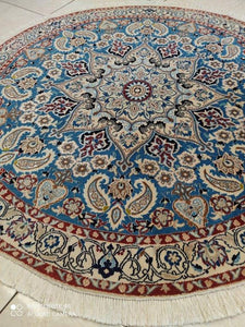 Tapis rond tissé main Nain n°17934_145×145