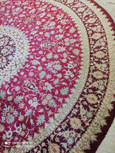 Charger l&#39;image dans la galerie, Tapis rond Ghom soie tissé main n°18571_148×148
