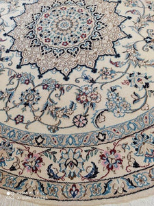 Tapis rond Nain fait main n°11807_150×150