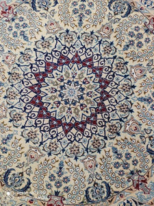 Tapis rond Nain fait main n°16132_156×156