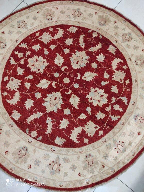 Tapis rond afghan fait main n°194752_200×200