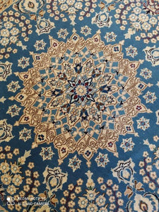 Tapis rond Nain tissé main n°11816_70×70