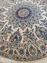 Charger l&#39;image dans la galerie, Tapis rond Nain tissé main n°11819_140×140
