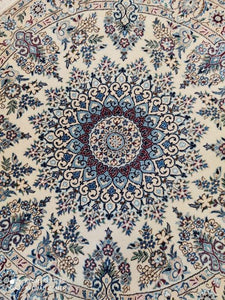 Tapis rond Nain tissé main n°11819_140×140