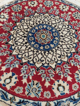 Charger l&#39;image dans la galerie, Tapis rond Nain tissé main n°17931_78×78
