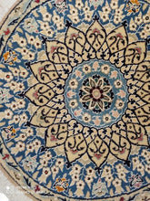 Charger l&#39;image dans la galerie, Tapis rond Nain noué main n°19205_78×78
