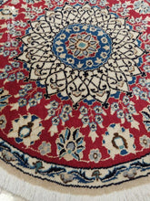 Charger l&#39;image dans la galerie, Tapis rond Nain tissé main n°17931_78×78
