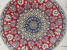 Charger l&#39;image dans la galerie, Tapis rond Nain tissé main n°17931_78×78
