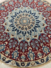 Charger l&#39;image dans la galerie, Tapis rond Nain tissé main n°17929_80×80
