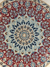 Charger l&#39;image dans la galerie, Tapis rond Nain tissé main n°17929_80×80
