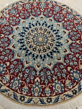 Charger l&#39;image dans la galerie, Tapis rond Nain tissé main n°17929_80×80
