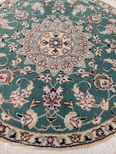 Charger l&#39;image dans la galerie, Tapis rond tissé main Nain n°19555_90×90
