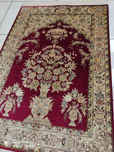 Charger l'image dans la galerie, Tapis Ghom soie fait main n°18241_115×80
