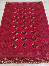 Charger l'image dans la galerie, Tapis Torkaman noué main n°19006_185×130
